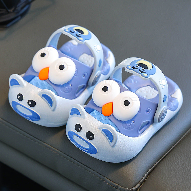 Summer Trend Non-slip Kids Soft Clog Shoe – Blue